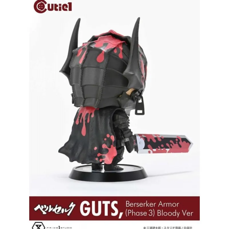 Clearance Berserk Minifigura Cutie1 PVC Guts Berserker Armor Fase 3 Bloody 12 cm Figuras