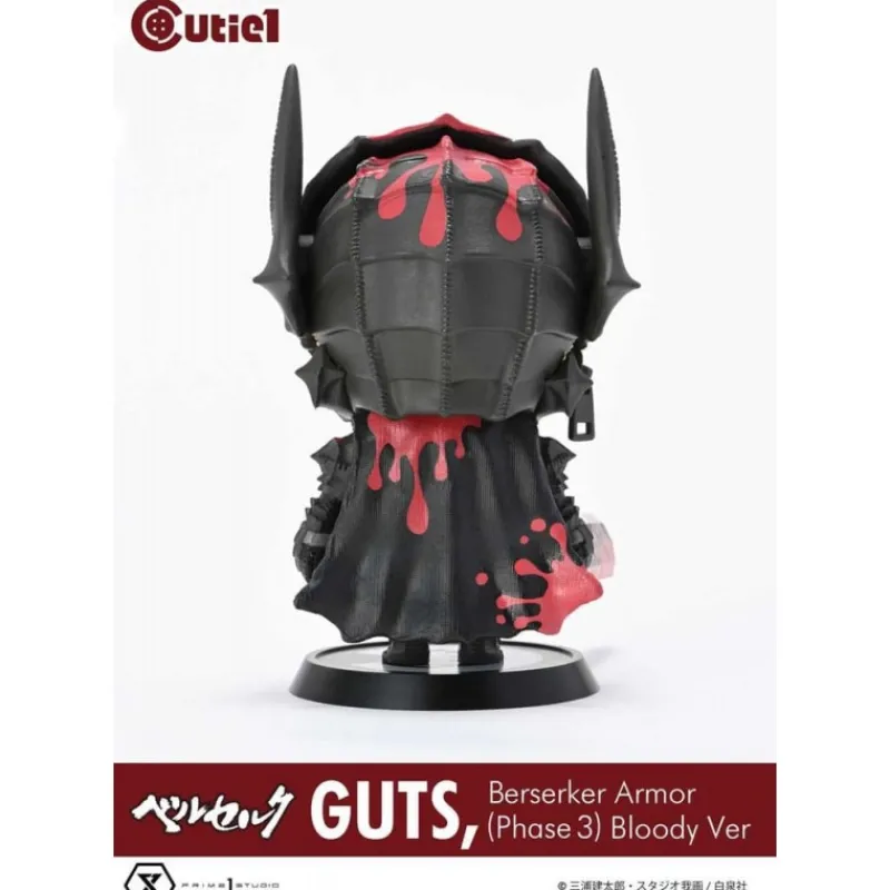 Clearance Berserk Minifigura Cutie1 PVC Guts Berserker Armor Fase 3 Bloody 12 cm Figuras
