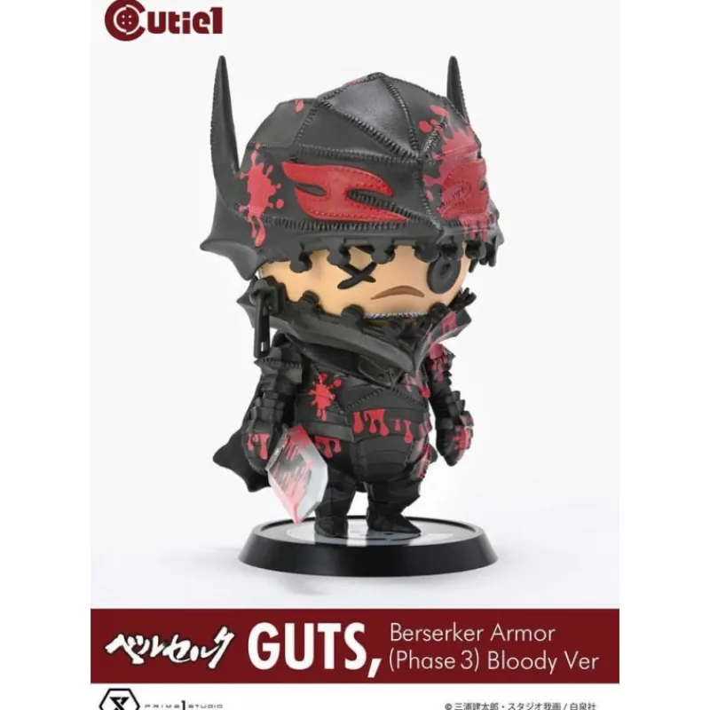 Clearance Berserk Minifigura Cutie1 PVC Guts Berserker Armor Fase 3 Bloody 12 cm Figuras
