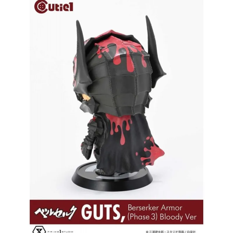 Clearance Berserk Minifigura Cutie1 PVC Guts Berserker Armor Fase 3 Bloody 12 cm Figuras