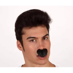 Discount Bigote chato negro de Charlot Pelucas, Barbas Y Bigotes Disfraces
