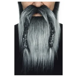 Outlet Bigote con Barba canoso Pelucas, Barbas Y Bigotes Disfraces