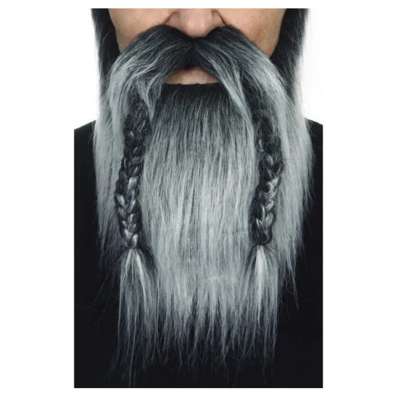 Outlet Bigote con Barba canoso Pelucas, Barbas Y Bigotes Disfraces