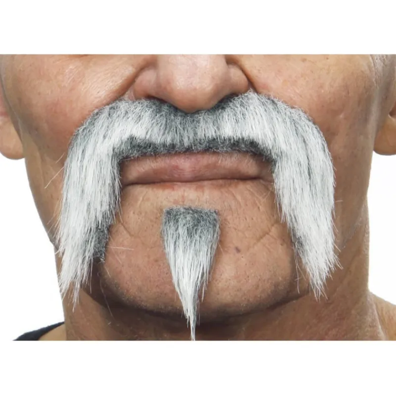 Best Bigote con Perilla blanco Pelucas, Barbas Y Bigotes Disfraces