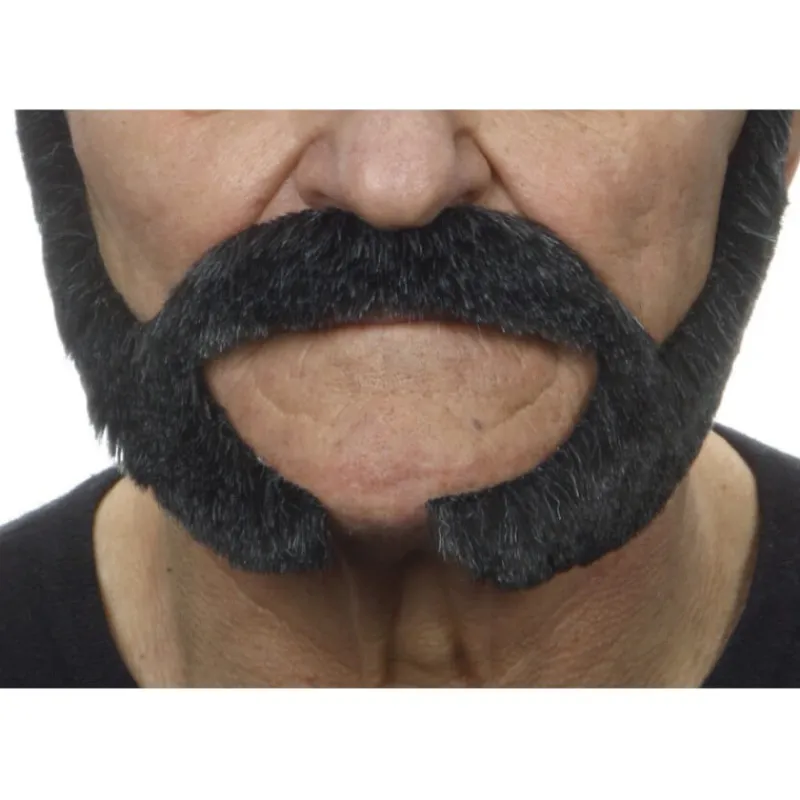 Best Bigote con Perilla y Patillas negro con canas Pelucas, Barbas Y Bigotes Disfraces