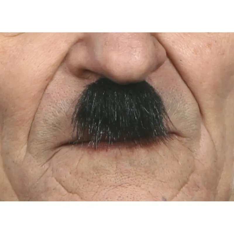 Outlet Bigote de Investigador negro Pelucas, Barbas Y Bigotes Disfraces