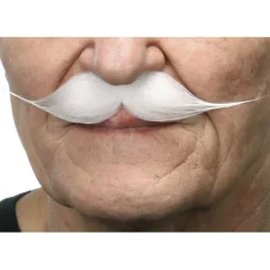 Sale Bigote de Época blanco Pelucas, Barbas Y Bigotes Disfraces