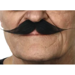 Hot Bigote de Época negro Pelucas, Barbas Y Bigotes Disfraces