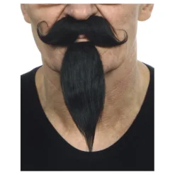 Disfrazzes Pelucas, Barbas Y Bigotes Disfraces^Bigote Inglés con Perilla negro
