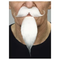 Discount Bigote Inglés con Perilla blanco Pelucas, Barbas Y Bigotes Disfraces