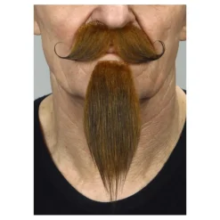 Best Bigote Inglés con Perilla castaño Pelucas, Barbas Y Bigotes Disfraces