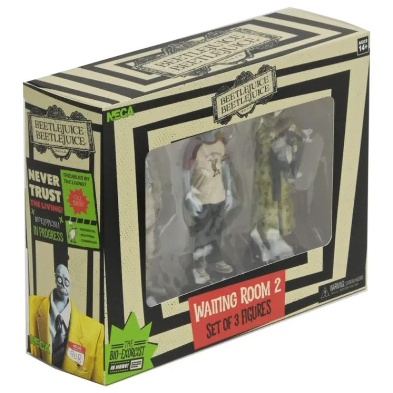 Bitelchús Bitelchús Pack de 3 Figuras Waiting Room 2 - Beetlejuice
