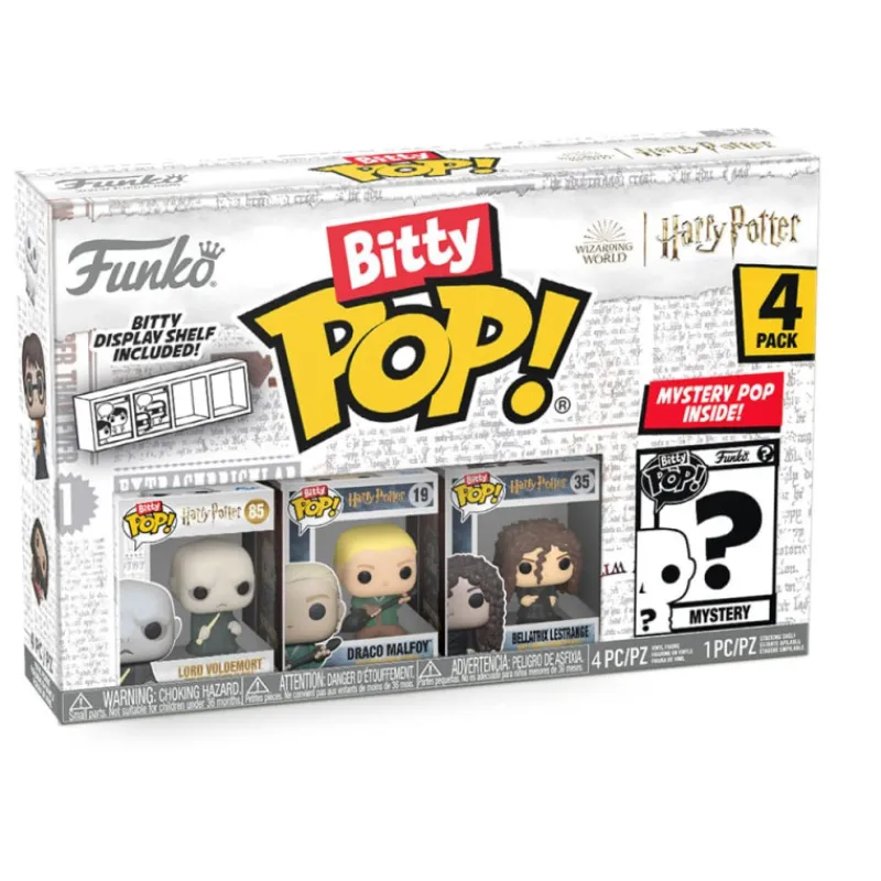 Funko Funko Pop Harry Potter^Bitty POP! Pack de 4 Figuras 2,5 cm Voldemort Harry Potter