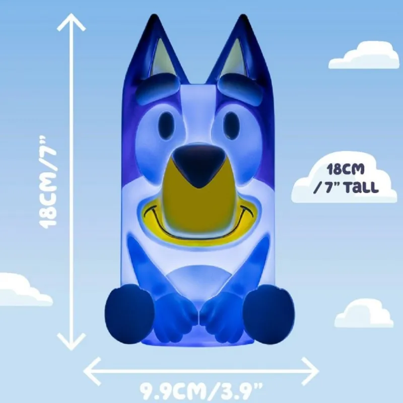 Bluey Lámpara con sonido - Licencia oficial Huchas, Lámparas Y Tazas Kids |Bluey