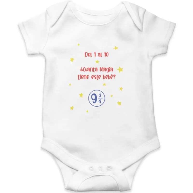 Niños Printful Harry Potter Para Niños^Body bebé mágico blanco Harry Potter