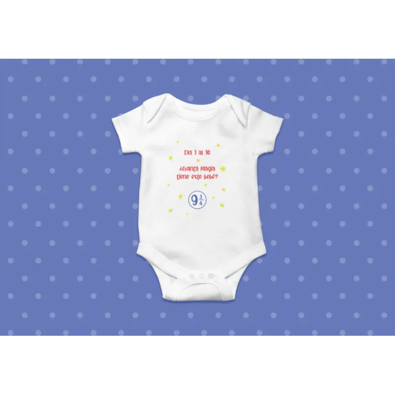 Niños Printful Harry Potter Para Niños^Body bebé mágico blanco Harry Potter