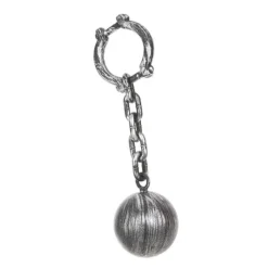 Disfrazzes Accesorios Halloween Y Terror ^Bola de Preso con cadena de 56 cm