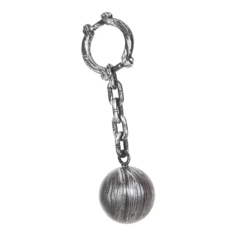 Disfrazzes Accesorios Halloween Y Terror ^Bola de Preso con cadena de 56 cm