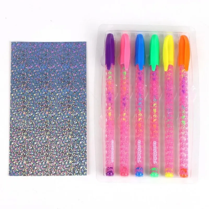 Cerdá Kids Para El Cole^Bolígrafo Gel Barbie Multicolor con Estuche Fucsia