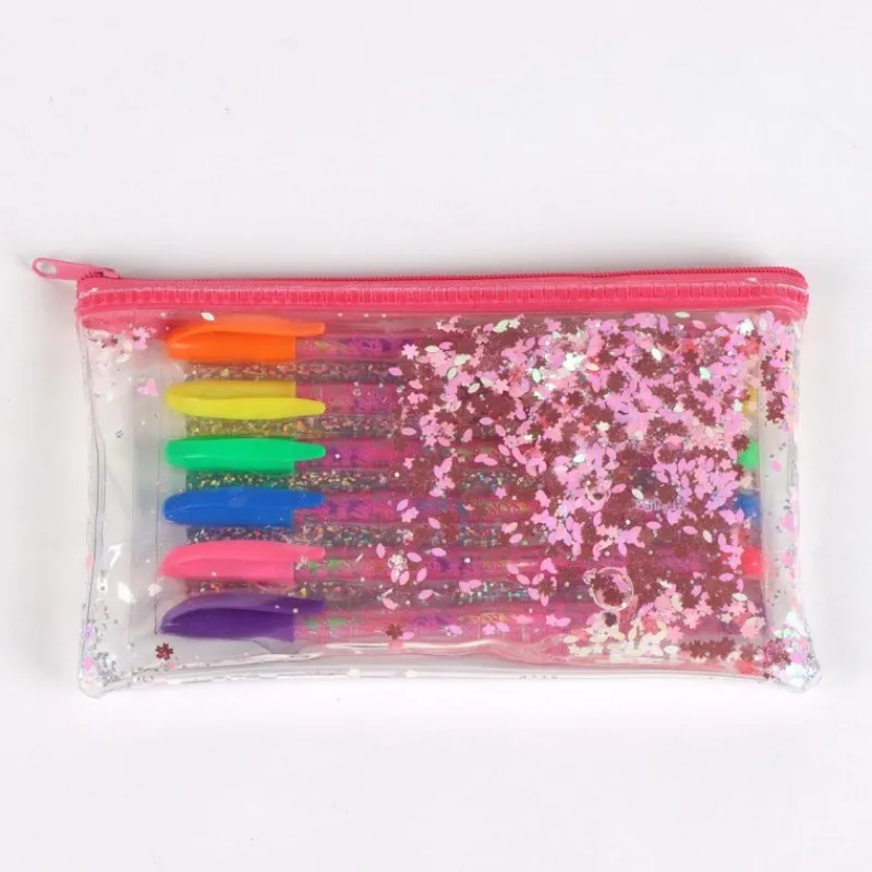 Cerdá Kids Para El Cole^Bolígrafo Gel Barbie Multicolor con Estuche Fucsia