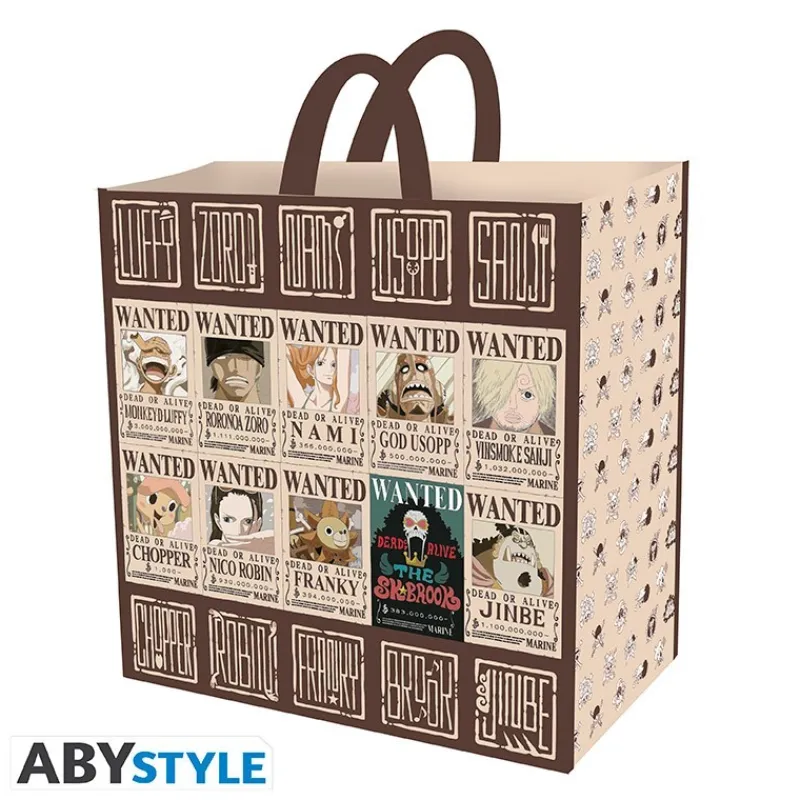 Sale Bolsa de Compras One Piece - Diseño Wanted Cosas De Luffy One Piece