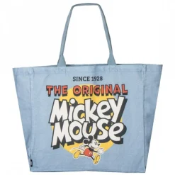 Hot Bolsa de compras XL Mickey azul 70% poliéster y 30% algodón Películas Y Personajes De Disney ·Mickey & Minnie|Bolsos Y Carteras Disney