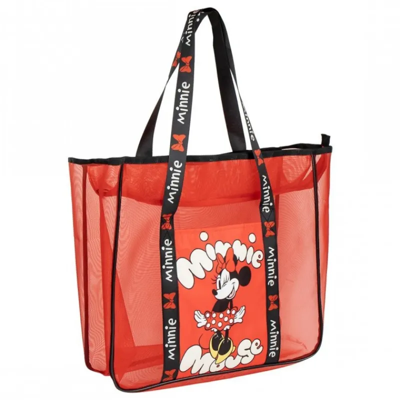 Online Bolsa de Playa Premium Minnie Mouse 100% Poliéster Roja Películas Y Personajes De Disney ·Mickey & Minnie