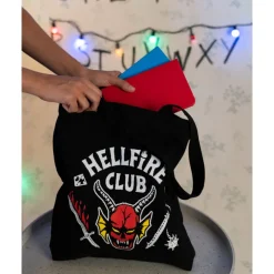 Grupo Erik Stranger Things^Bolsa de Tela Stranger Things Hellfire Club