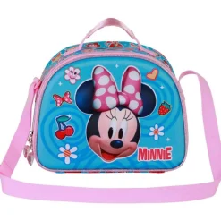 Clearance Bolsa Portamerienda 3D Minnie Mouse Azul con Bandolera Disney Para Niñas|Para El Cole