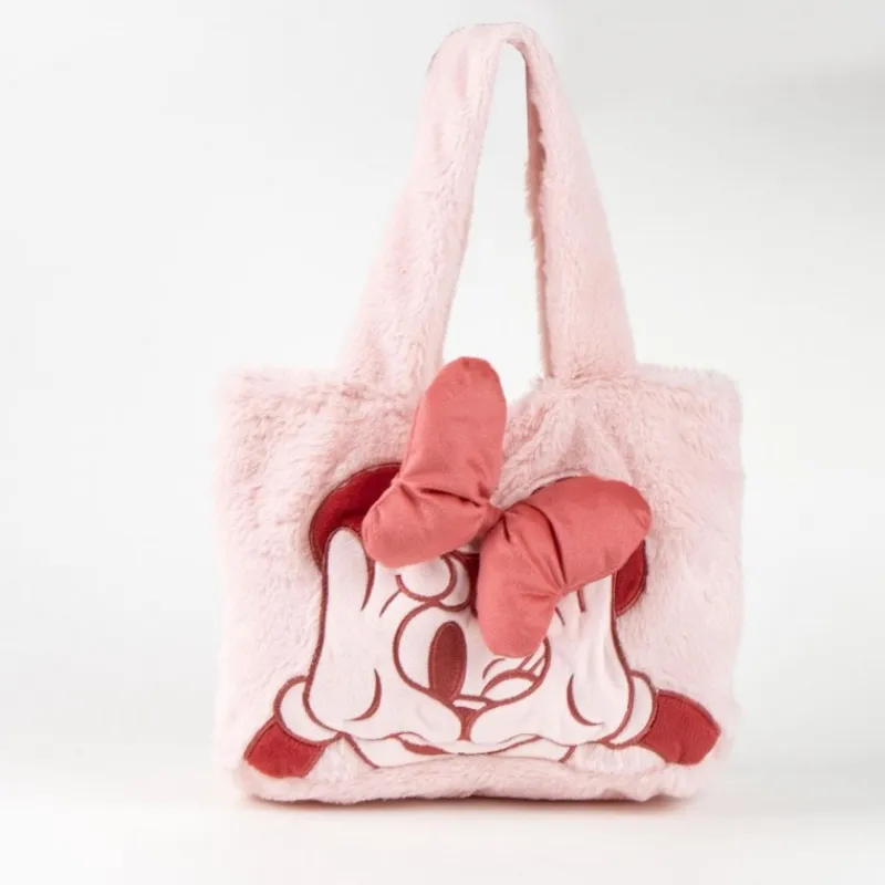 Discount Bolsa Shopping Peluche Minnie Rosa 100% Poliéster Disney Para Niñas|Películas Y Personajes De Disney ·Mickey & Minnie