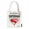 Cerdá Adult Regalos De Superhéroes Dc|Complementos Dc^Bolsa Shopping Superman Beige 70% Poliester 30% Algodón