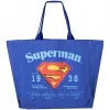 Cerdá Adult Regalos De Superhéroes Dc|Complementos Dc^Bolsa Shopping XL Superman Azul Oscuro