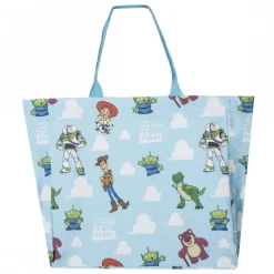Cerdá Adult Películas Y Personajes De Disney ·Toy Story|Disney Hogar^Bolsa Shopping XL Toy Story Azul Claro