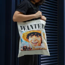 Cinereplicas Cosas De Luffy One Piece^Bolsa Tote bag Luffy Wanted One Piece