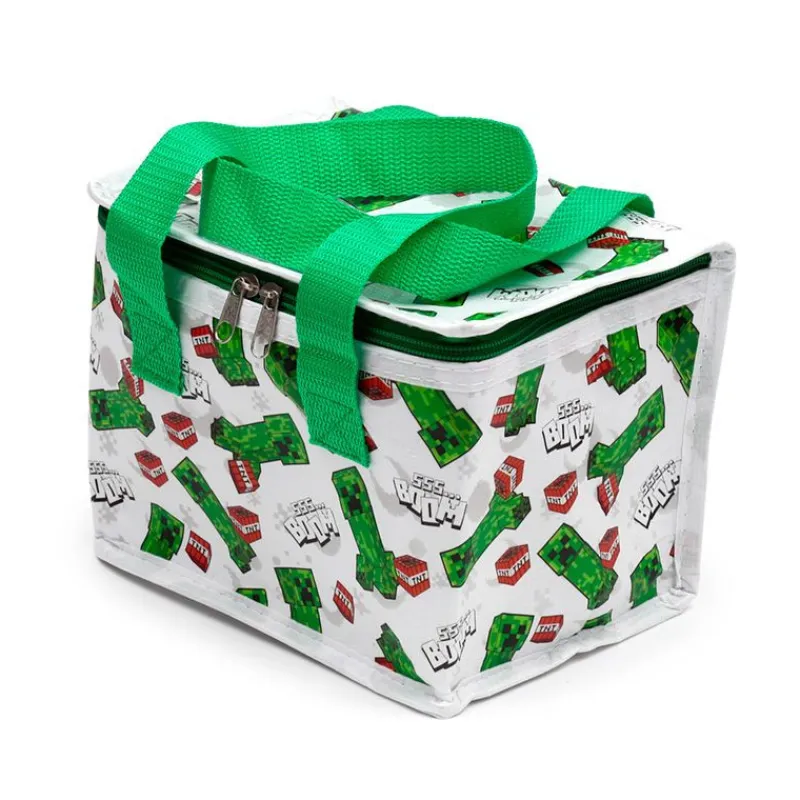 Puckator Minecraft|Regalos Y Coleccionismo Para Gamers - Cosas De Videojuegos Míticos^Bolsa térmica Minecraft Creeper & TNT