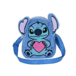 KaracterMania Películas Y Personajes De Disney ·Lilo Y Stitch|Bolsos Y Carteras Disney^Bolso Bandolera Lilo y Stitch de Peluche Azul