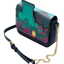 Bolso Bandolera Loungefly Brave Castillo Disney Películas Y Personajes De Disney ·Princesas Disney|Bolsos Y Carteras Disney
