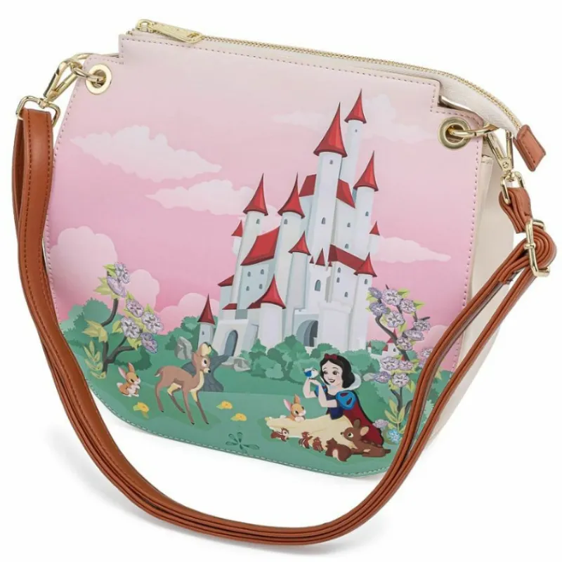Funko Películas Y Personajes De Disney ·Blancanieves Y Los 7 Enanitos|Bolsos Y Carteras Disney^Bolso Bandolera Loungefly Blancanieves Castillo