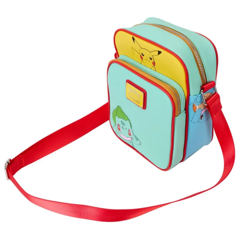 Loungefly Regalos Y Coleccionismo Para Gamers - Cosas De Videojuegos Míticos|Descuentos Gaming^Bolso Bandolera Pokemons Iniciales