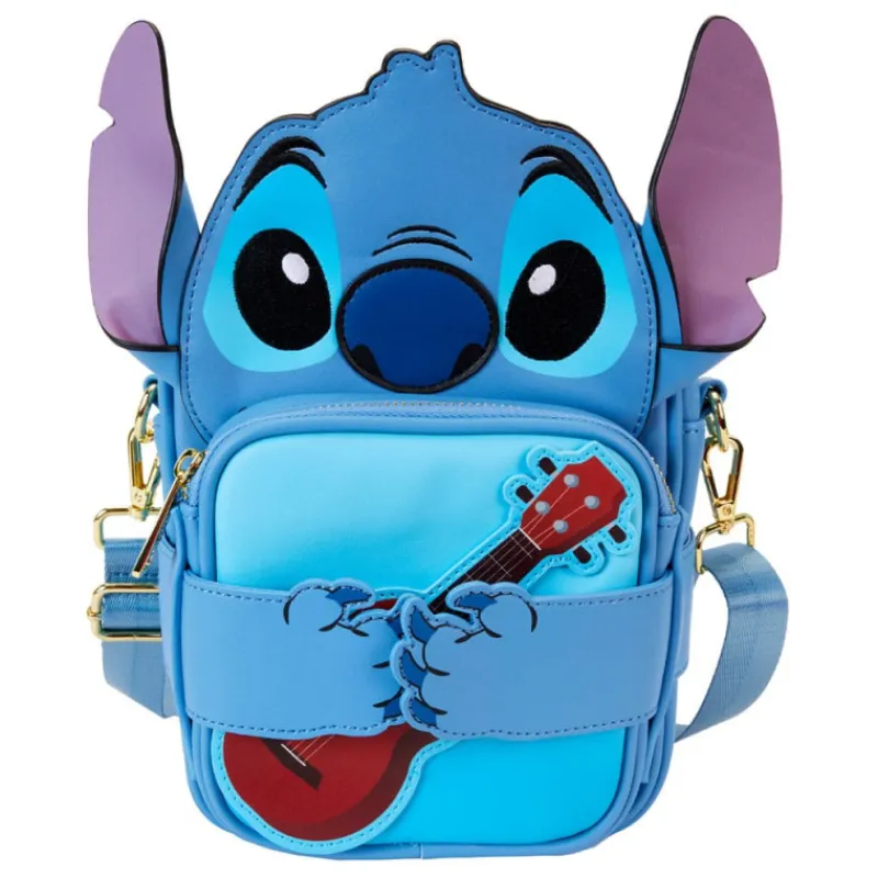 Loungefly Películas Y Personajes De Disney ·Lilo Y Stitch|Bolsos Y Carteras Disney^Bolso Bandolera Guitarra Stitch Disney