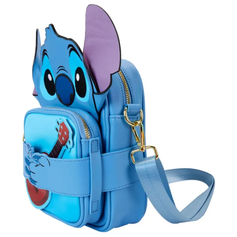 Loungefly Películas Y Personajes De Disney ·Lilo Y Stitch|Bolsos Y Carteras Disney^Bolso Bandolera Guitarra Stitch Disney