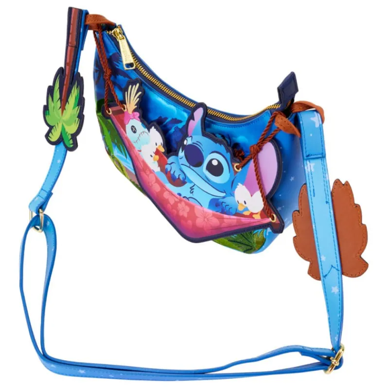 Loungefly Películas Y Personajes De Disney ·Lilo Y Stitch|Bolsos Y Carteras Disney^Bolso Bandolera Hamaca Stitch Disney