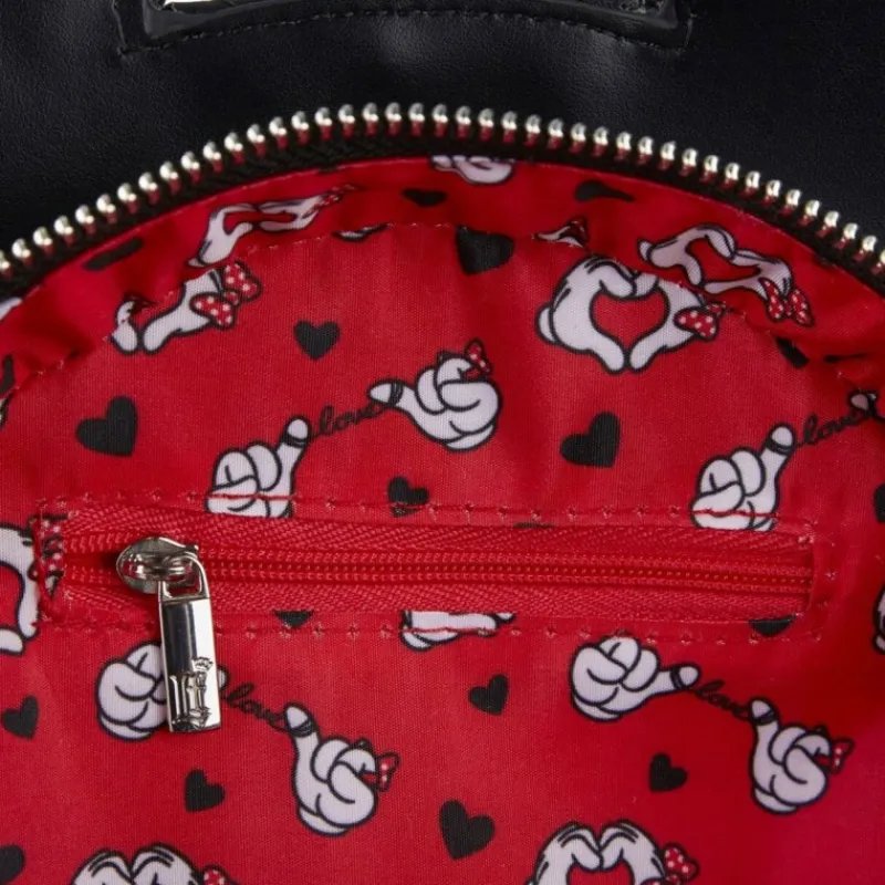 Otros Fabricantes Películas Y Personajes De Disney ·Mickey & Minnie|Bolsos Y Carteras Disney^Bolso Bandolera Reversible Mickey & Minnie San Valentín 28,6 cm LOUNGEFLY