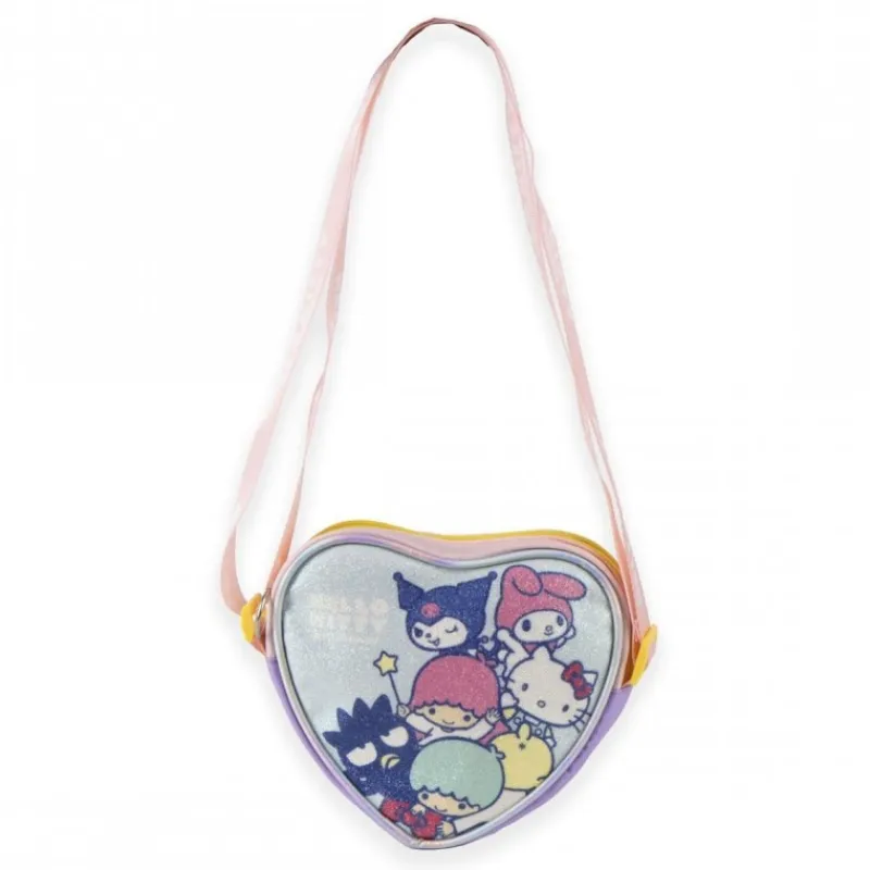 New Bolso Corazón Hello Kitty Azul Claro Tiempo Libre Kids