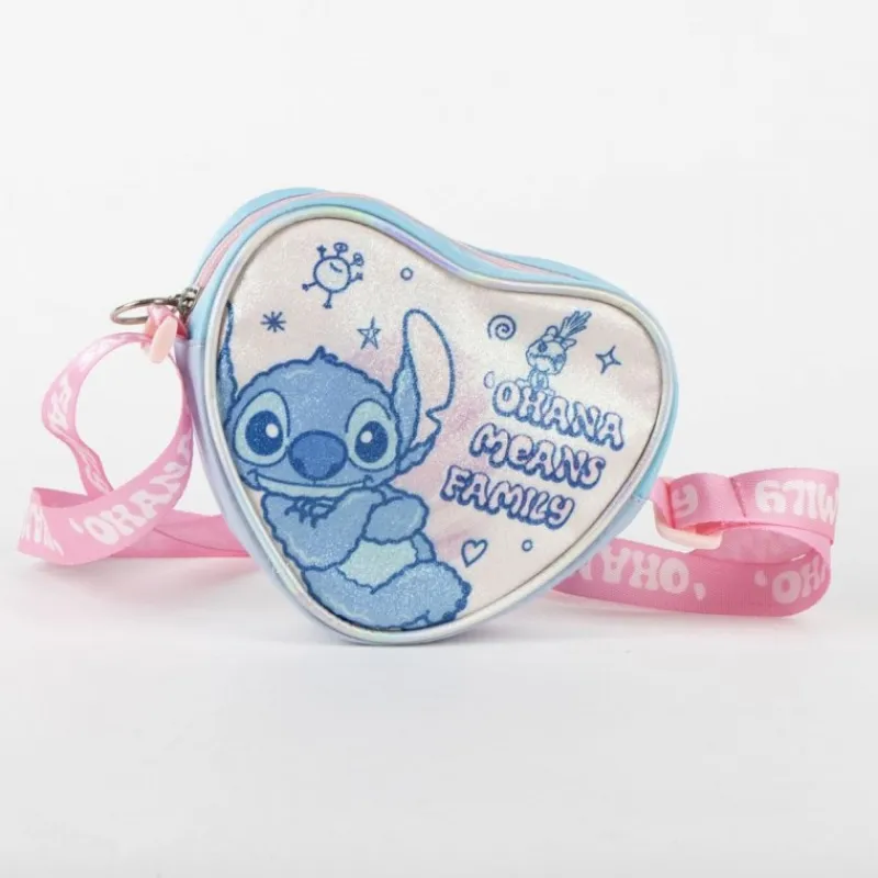 Cerdá Kids Películas Y Personajes De Disney ·Lilo Y Stitch|Bolsos Y Carteras Disney^Bolso Corazón Stitch Ohana Means Family