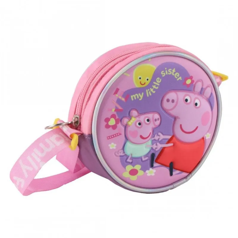 Hot Bolso 3D Peppa Pig 100% Poliéster Rosa Niños Tiempo Libre Kids|Ropa Y Téxtil: Cosas Que Ponerse Para Niños