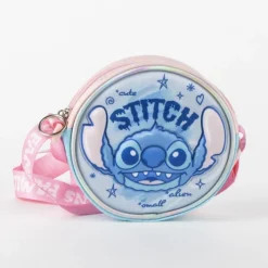 Clearance Bolso 3D Stitch Azul de Poliéster Disney Para Niñas|Películas Y Personajes De Disney ·Lilo Y Stitch