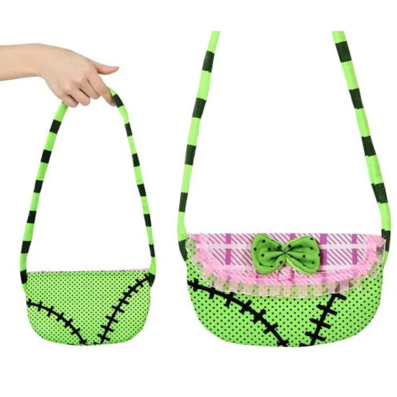 Discount Bolso de Monstruo verde para Halloween Complementos Para Disfraces|Accesorios Halloween Y Terror