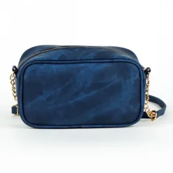Bolso de Polipiel Stitch Azul con Detalles Dorados Películas Y Personajes De Disney ·Lilo Y Stitch|Bolsos Y Carteras Disney
