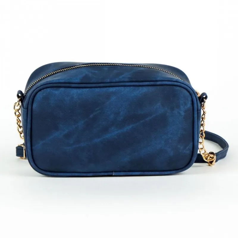 Bolso de Polipiel Stitch Azul con Detalles Dorados Películas Y Personajes De Disney ·Lilo Y Stitch|Bolsos Y Carteras Disney